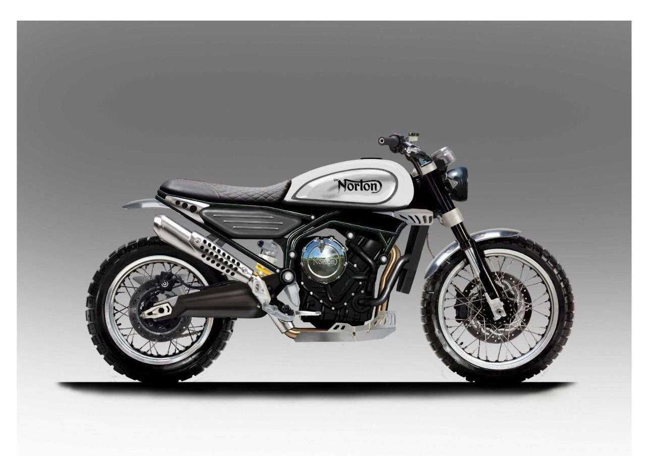 Norton 650 Srambler fully naked ...