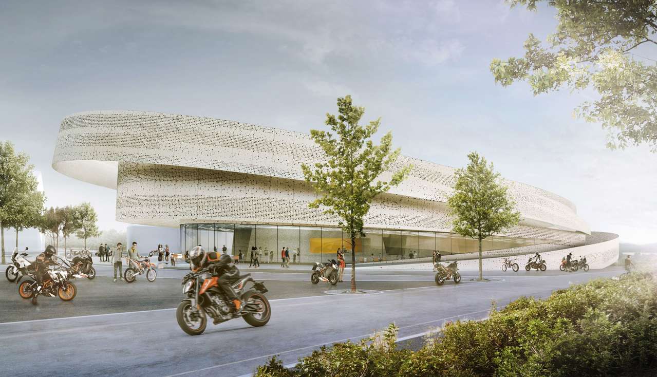 Modernes Motorradmuseum: Die KTM Motohall