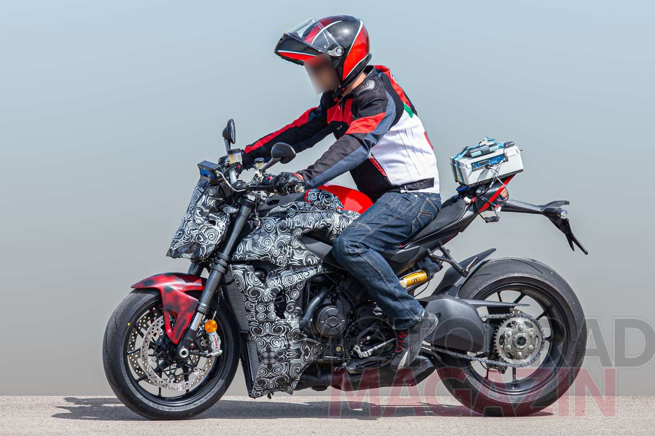 Ducati Streetfighter V4 Erwischt Prototyp Der Italo Rakete