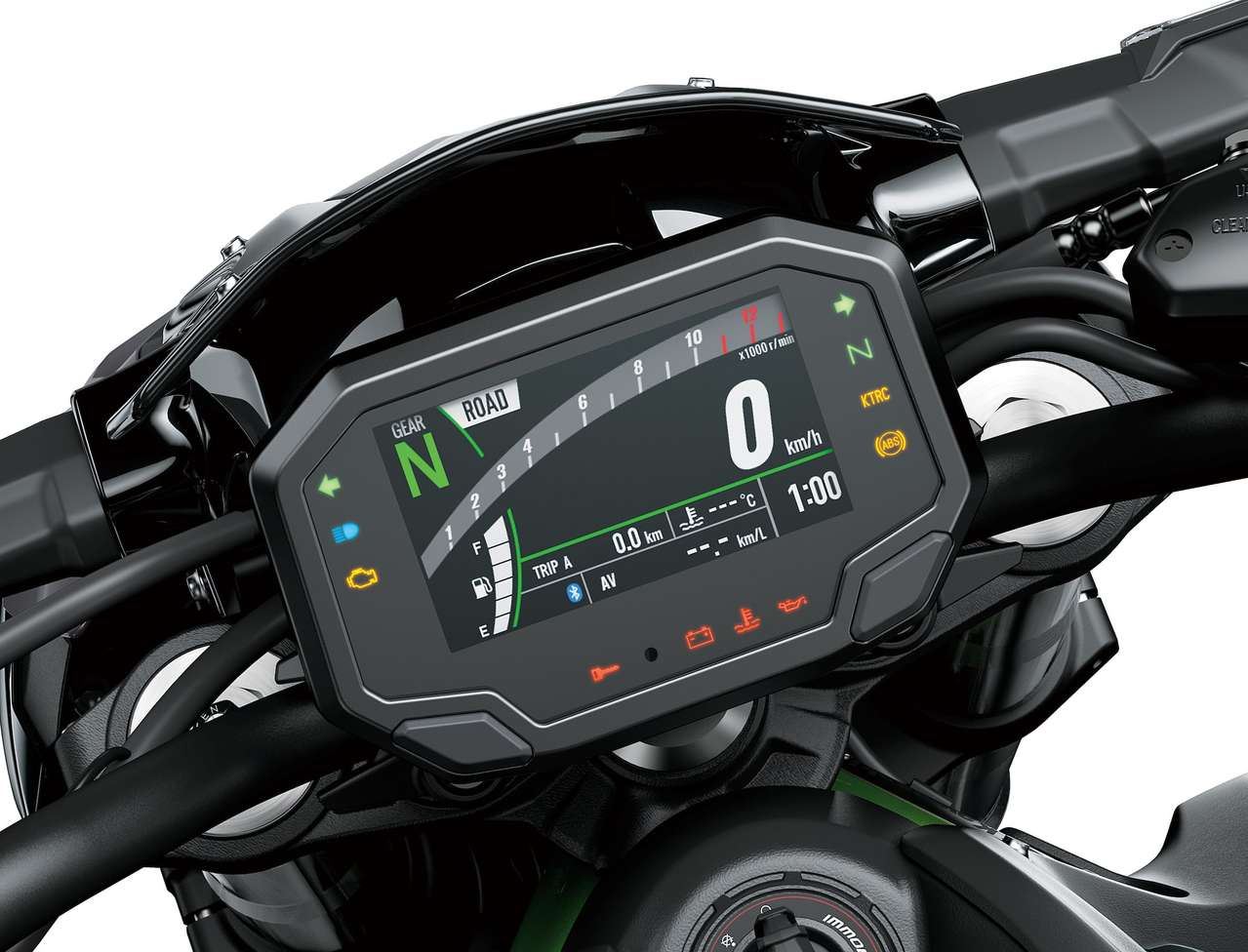 Das neue TFT-Display bietet viele Informationen...