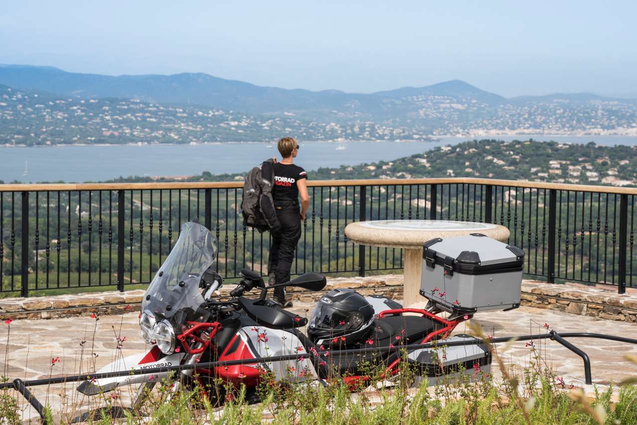 Blick von Gassin auf den Golf von Saint-Tropez