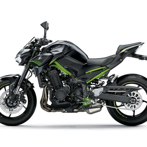 Kawasaki Z 900 2021 Metallic Spark Black / Metallic Flat Spark Black / Green