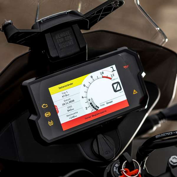 Das TFT-Display ist kontraststark und gut lesbar