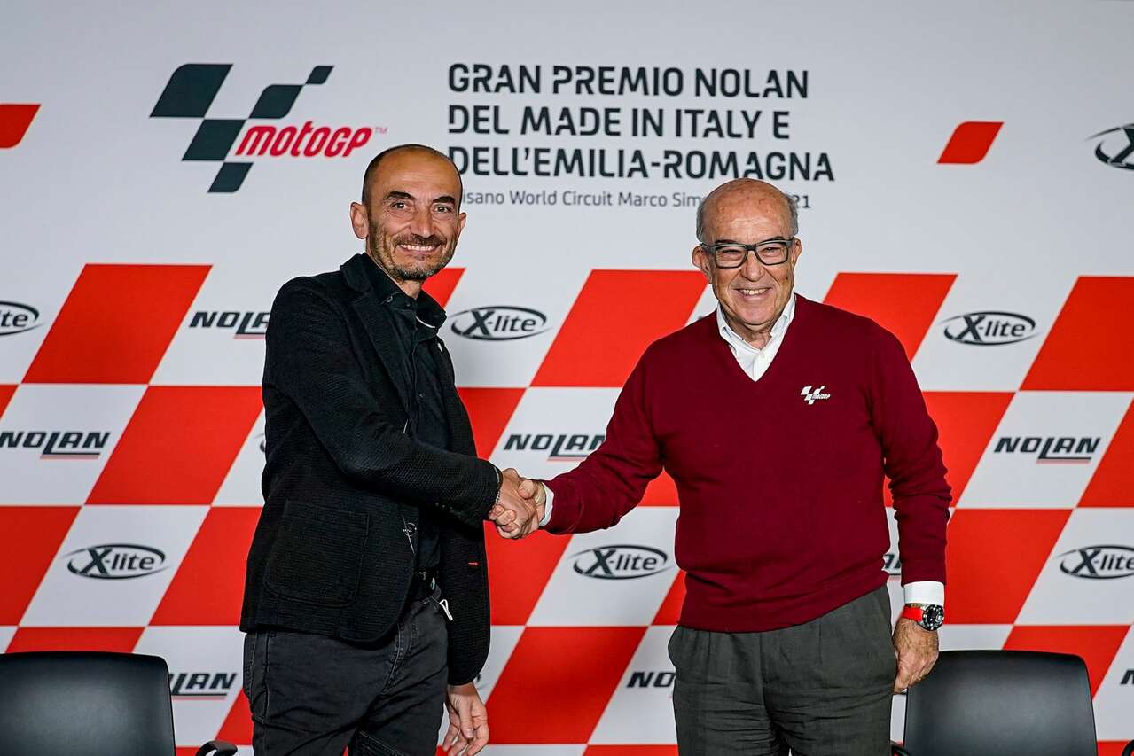 Ducati-CEO Claudio Domenicali und Dorna-Chef Carmelo Ezpeleta