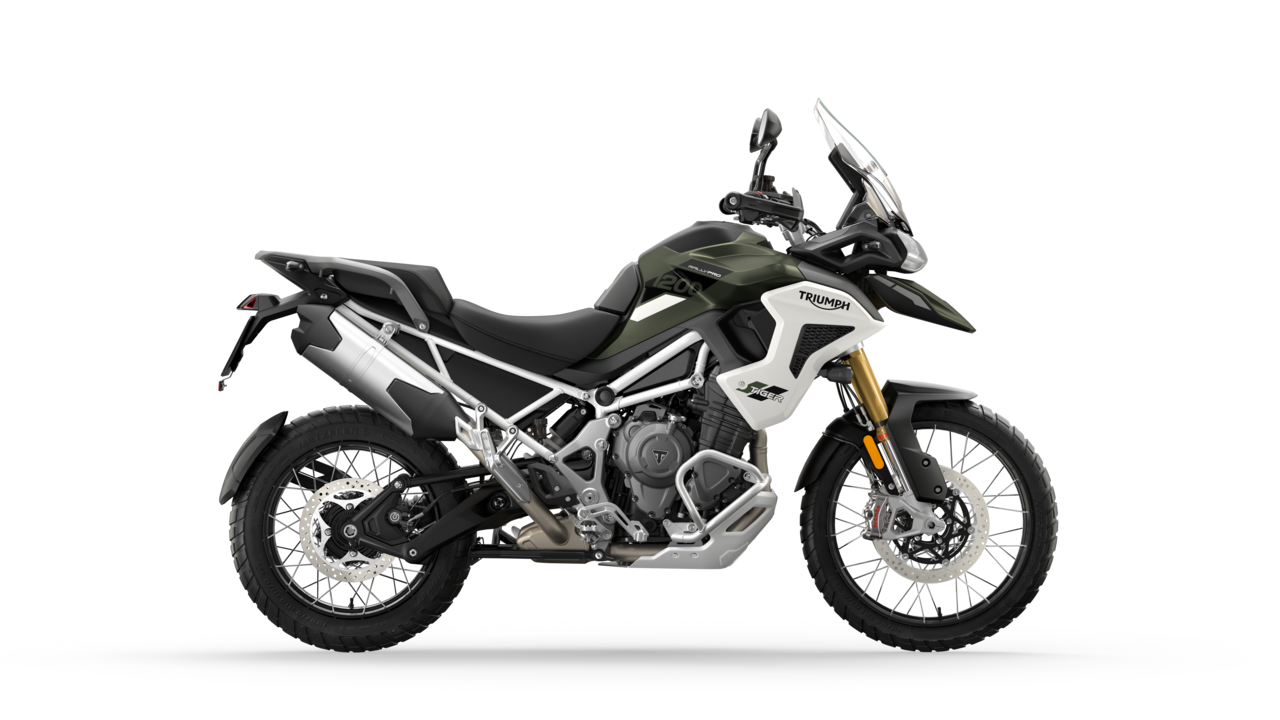 Tiger 1200 Rally Pro khaki