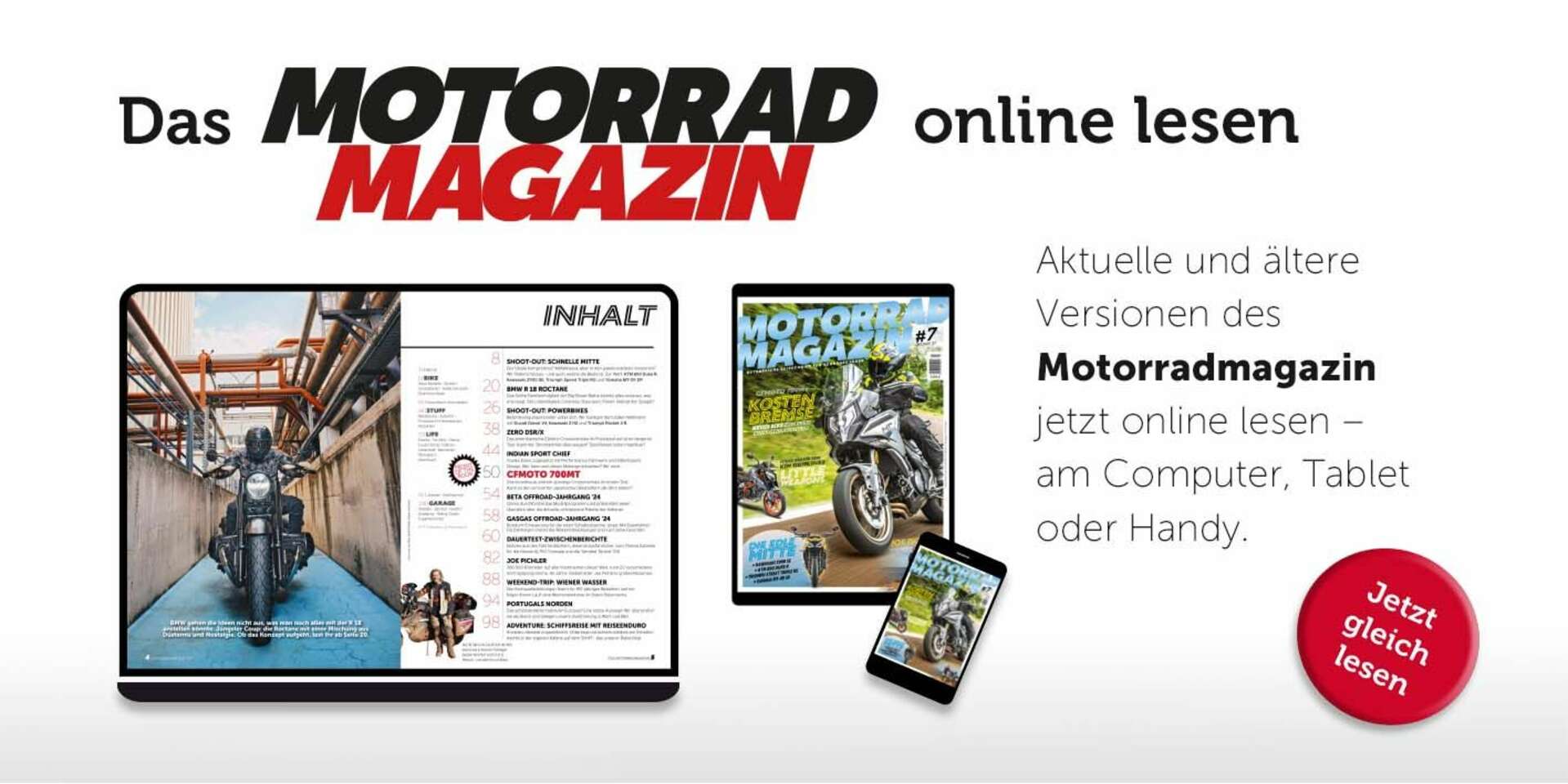 Das Motorrad-Magazin online lesen
