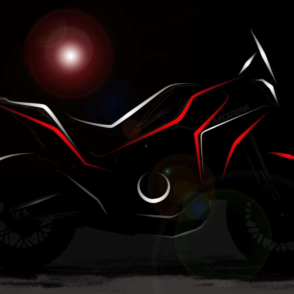 Zeichnung der Moto Morini Adventure für das Modelljahr 2020