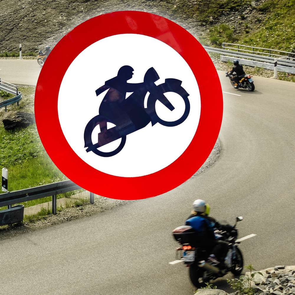 Motorrad Streckensperrungen in Tirol