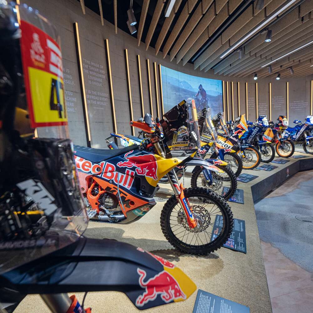 KTM Motohall Sonderausstellung 2023 Legends of the Dakar