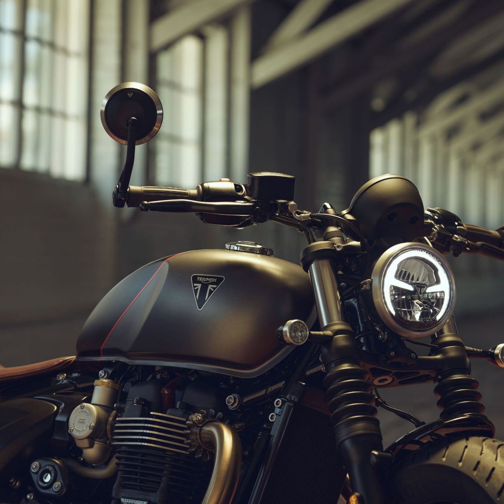 Triumph Bonneville Bobber 2026 neuer Scheinwerfer und Tank