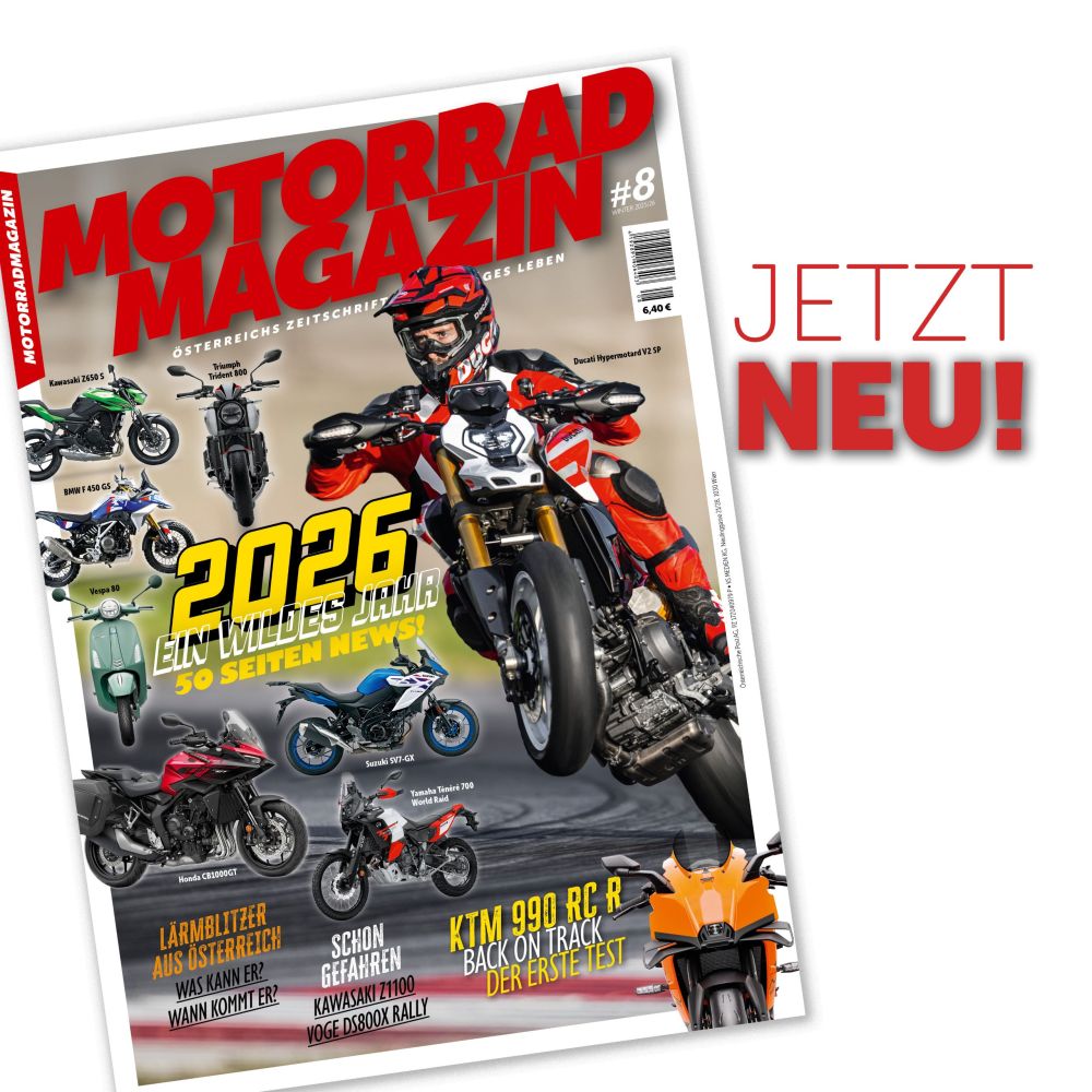 Motorradmagazin Ausgabe 8/25 Cover