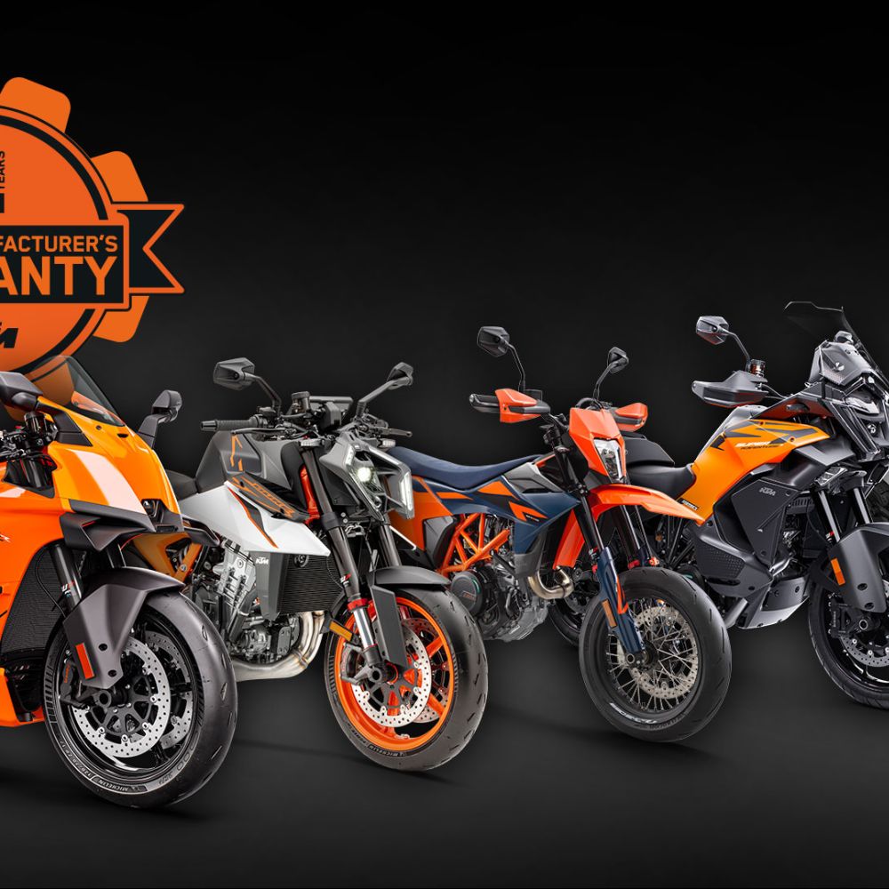 KTM 4 Jahre Garantie