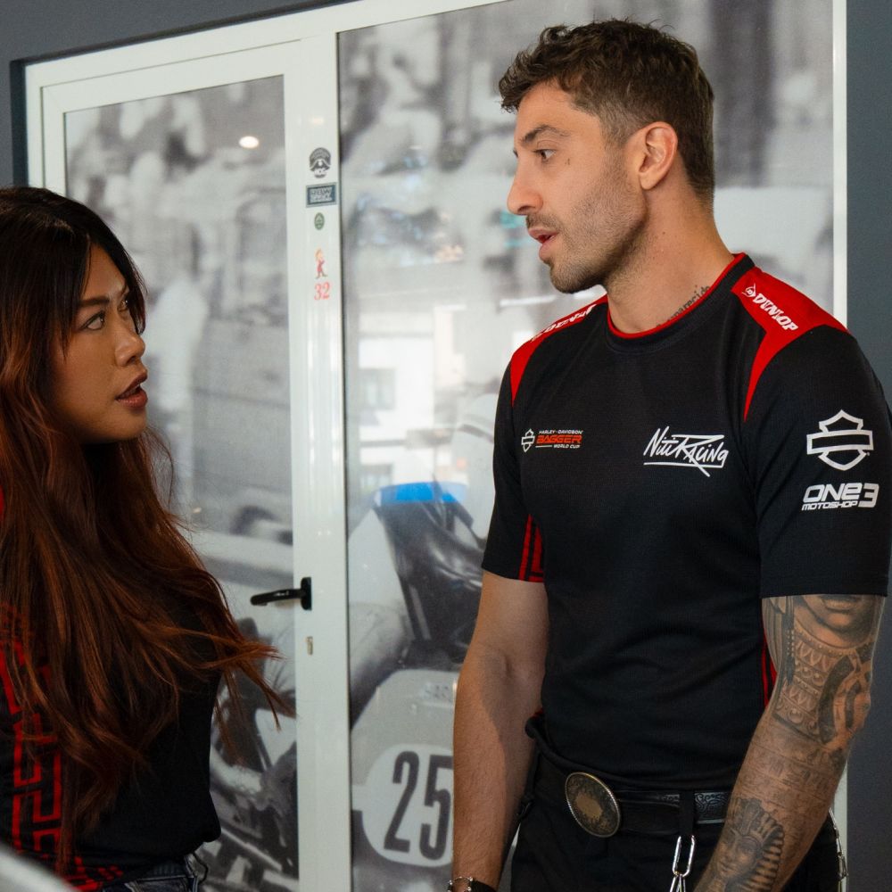 Andrea Iannone beim Bagger World Cup