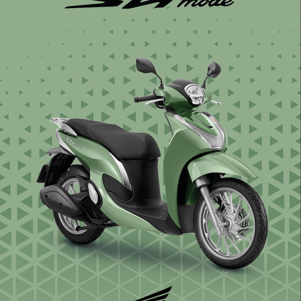 Honda SH Model Modelljahr 2027 in Grün schräg von vorne