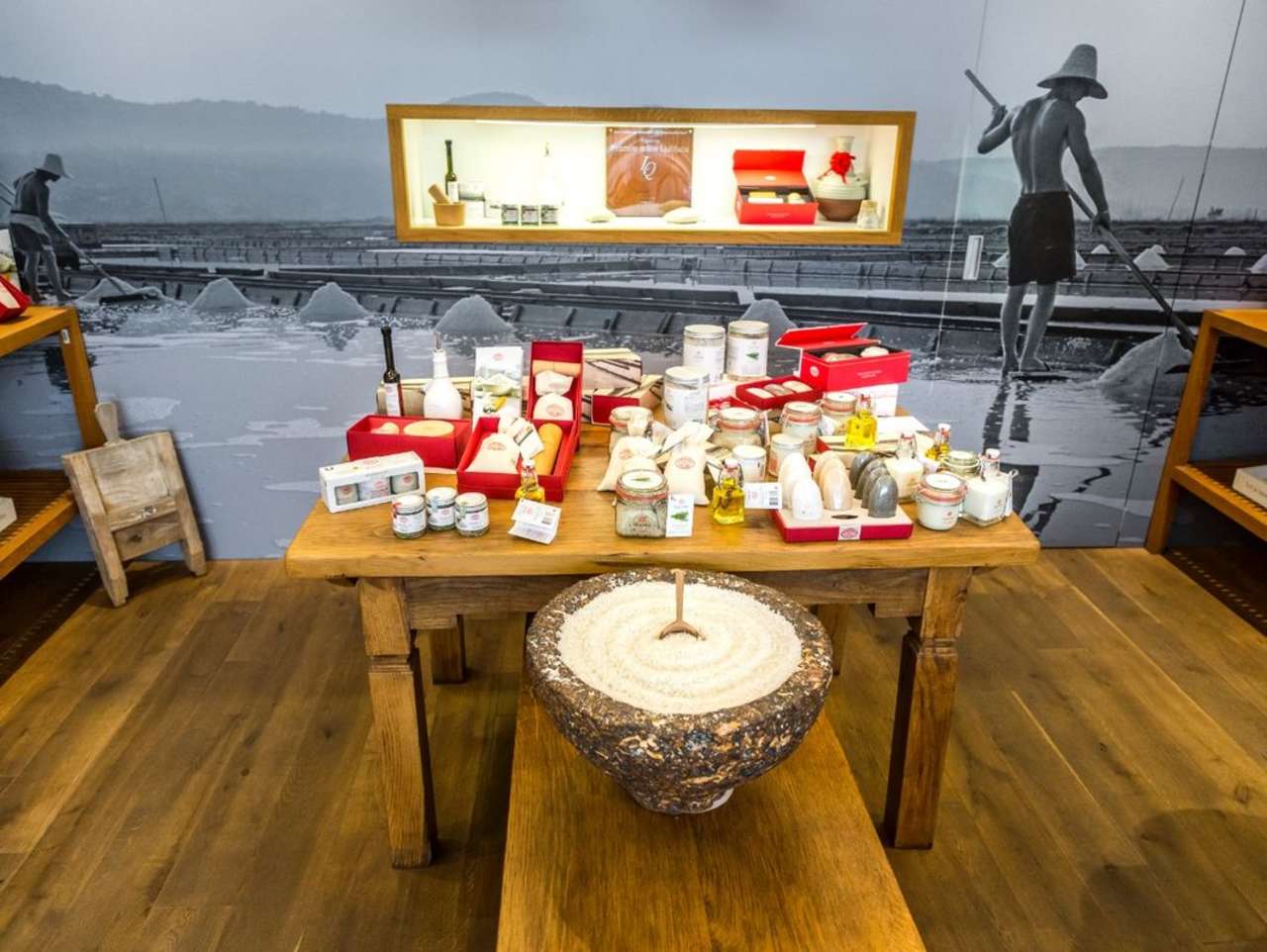 Zu den nettesten Shops gehört jener der Salinen bei Piran/Portoroz.