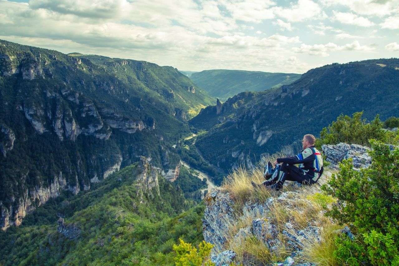 Südfrankreich, Blick in den Gorges du Tarn.