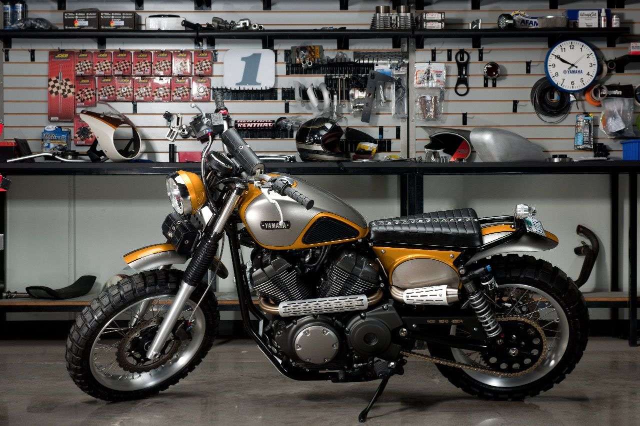 Yamaha SCR950 Yard Built by JPD: Ein Träumchen von einem Scrambler ...
