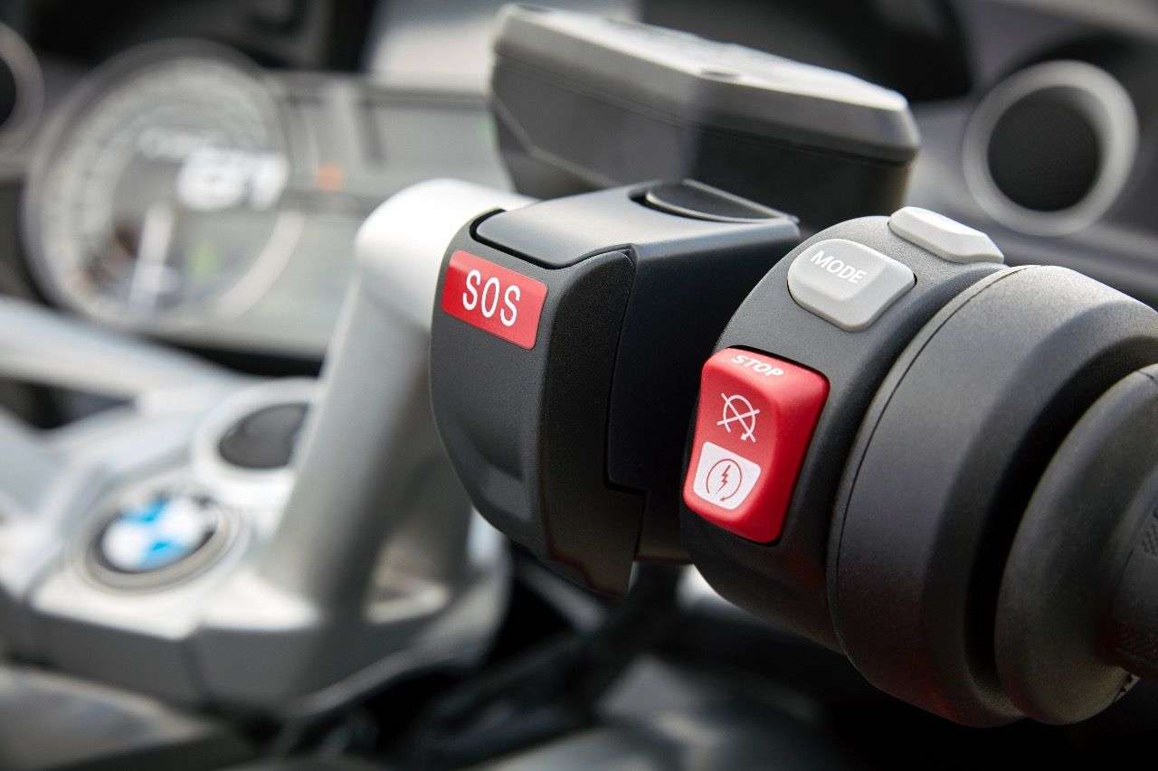 Intelligenter Notruf an der K 1600 GT: Das schlaue System soll bald auch in anderen BMW-Modellen verfügbar sein.