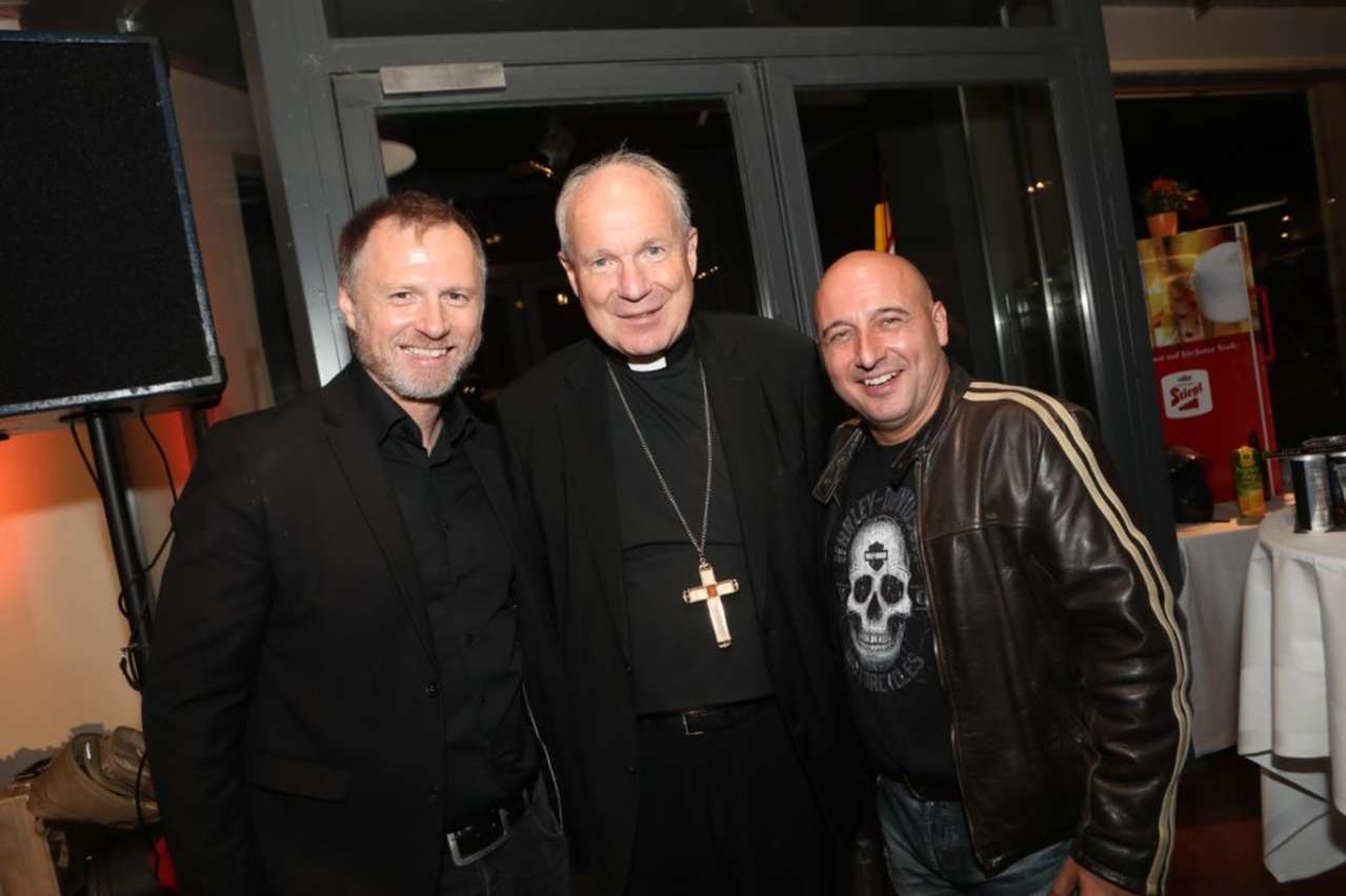 Moderator Alex List mit Kardinal Schönborn und Christoph Fälbl (v.l.)