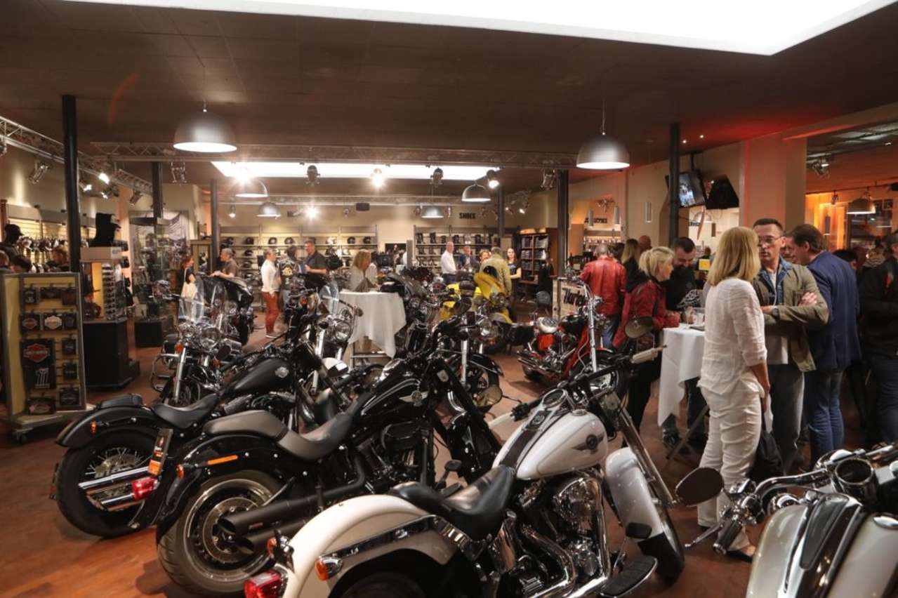 4000 Quadratmeter – ein Paradies für Harley-Freaks