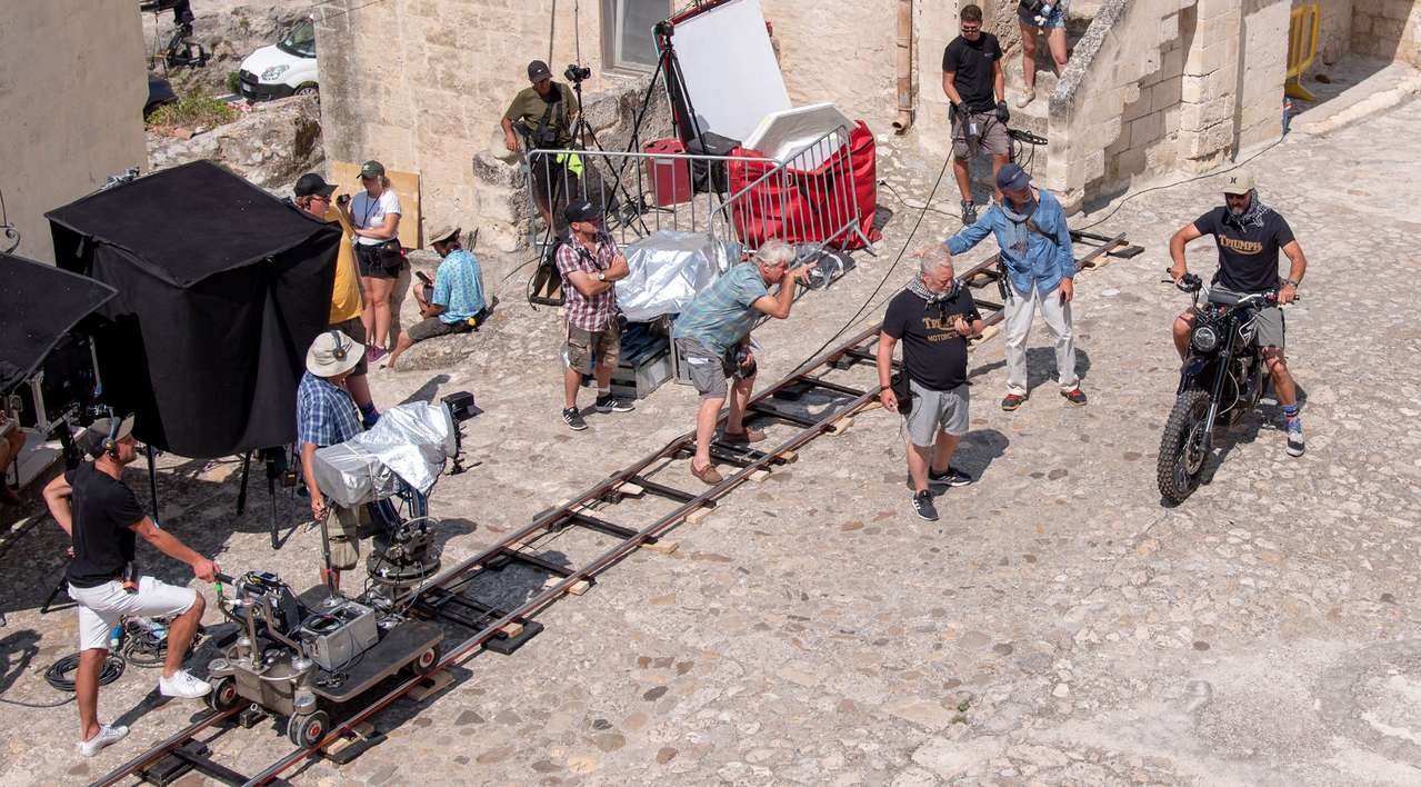 Aufbau einer Stunt-Szene im neuen Film