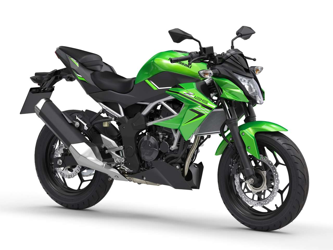 Z125: Candy Lime Green/Metallic Spark Black