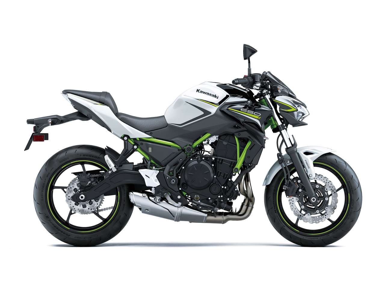 Z650 Pearl Blizzard White / Metallic Spark Black 