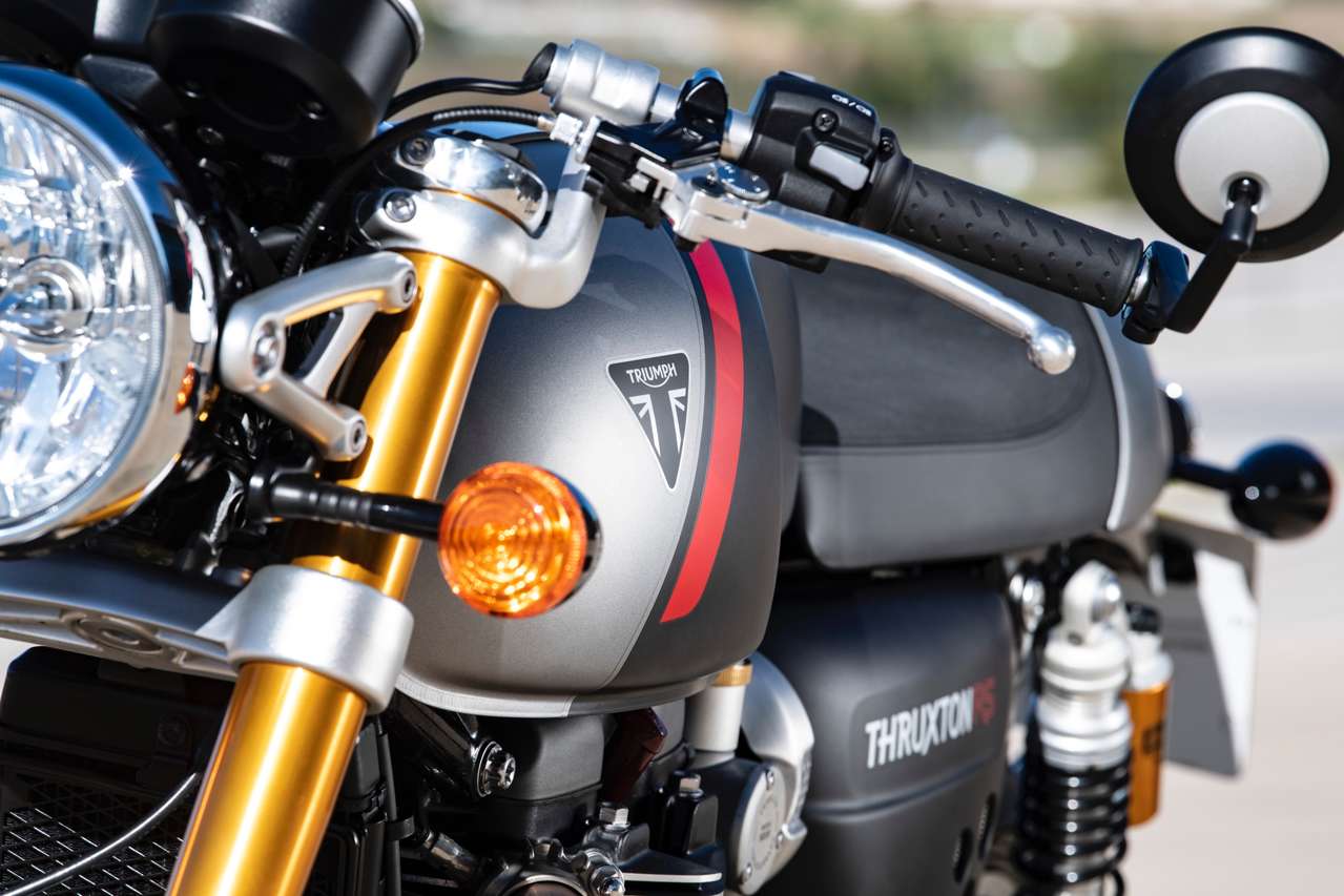 Triumph Thruxton RS im ersten Test Mehr Power weniger Gewicht