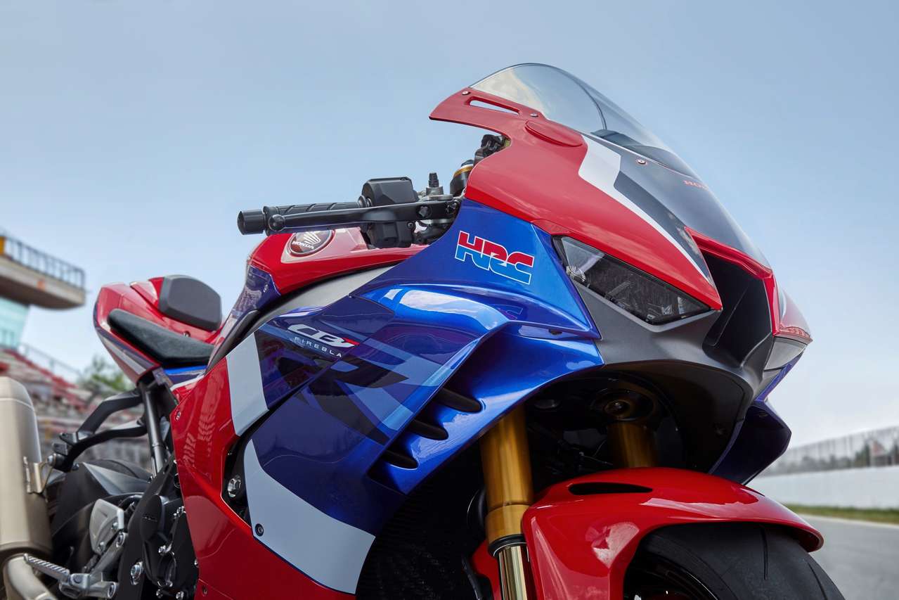 Die Winglets sollen Abtrieb wie die Moto-GP-Honda 2018 erzeugen.