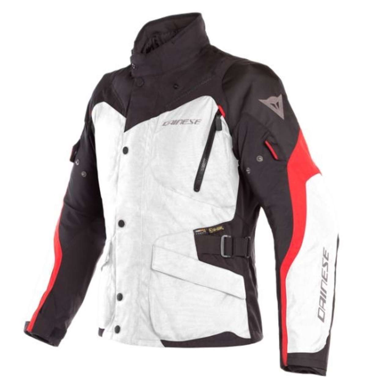 Die Dainese D-Street Smart Jacket kann unter vielen Jacken getragen werden, etwa der Tempest 2 D-Dry Jacket (Foto).