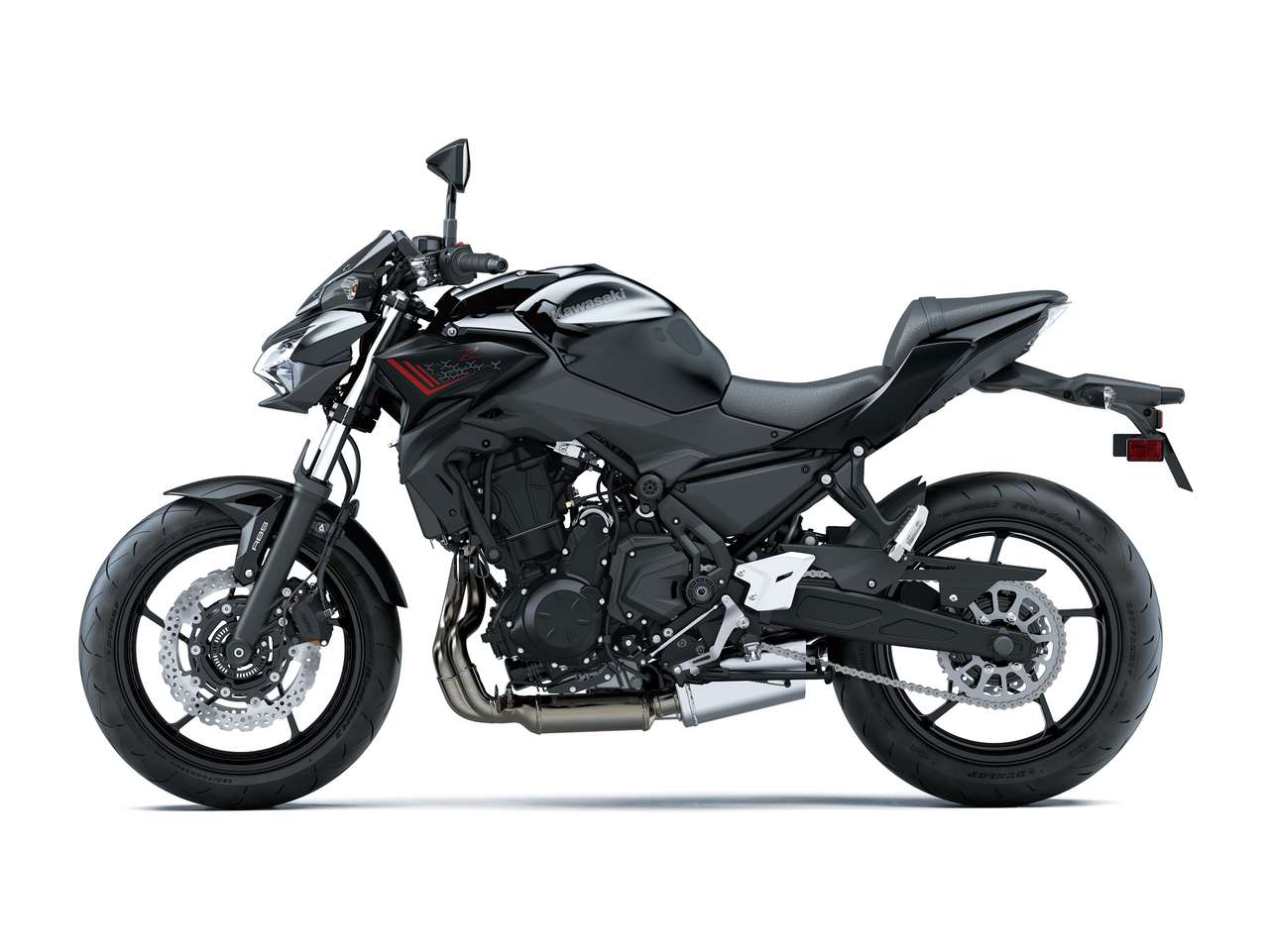 Kawasaki Z650 2021: Metallic Spark Black/ Metallic Flat Spark Black