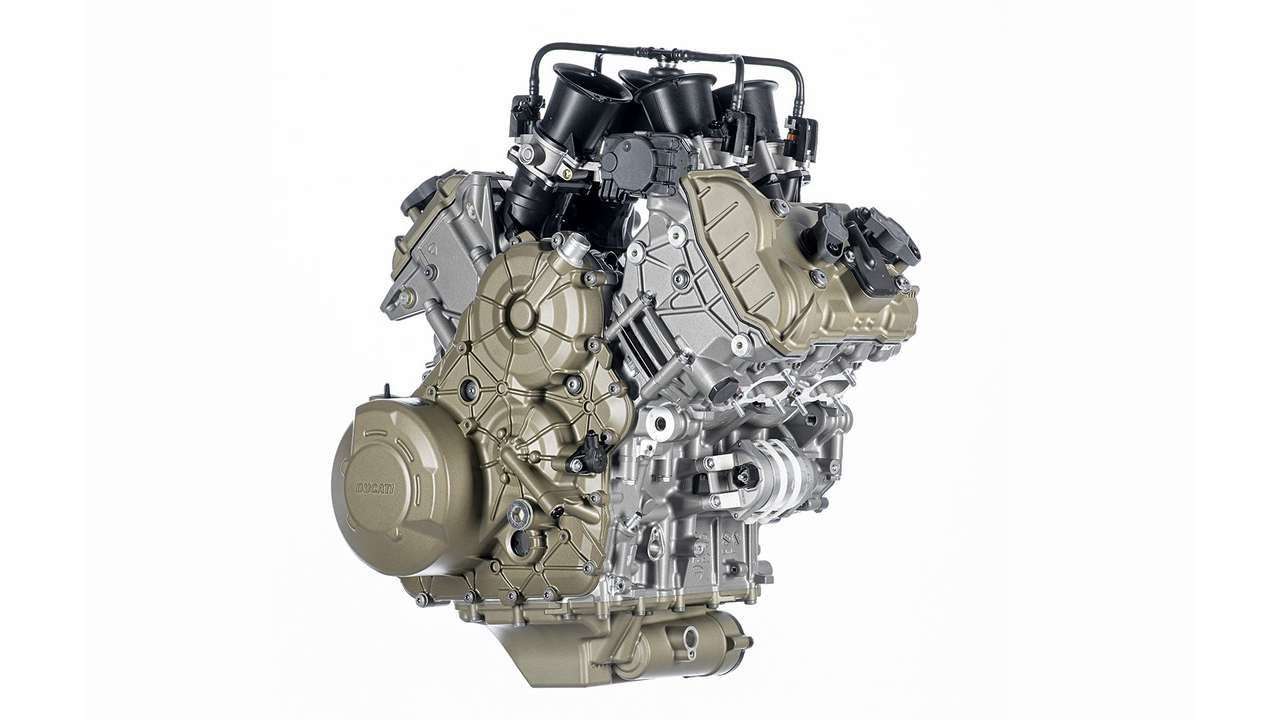 Der neue V4-Motor mit 1158 Kubik Hubraum soll 170 PS leisten.