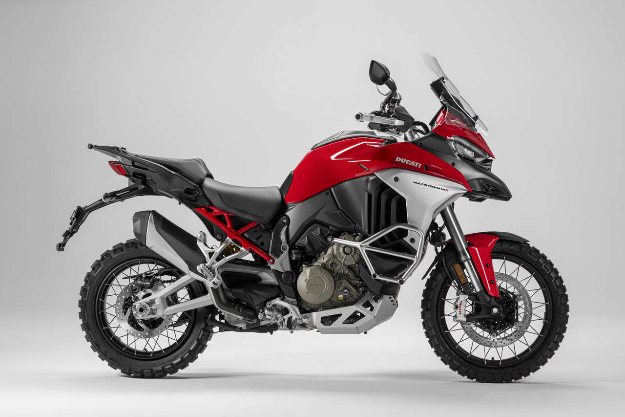 Ducati Multistrada V4 im Enduro-Trimm