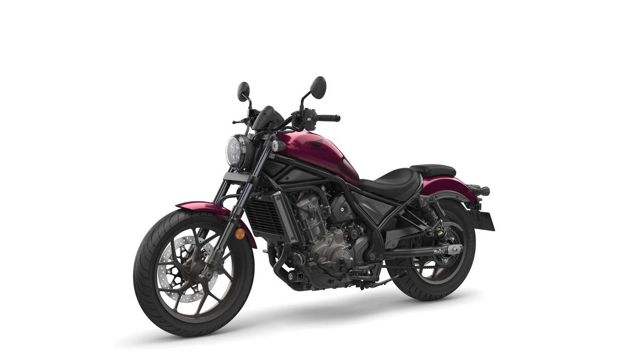 Honda CMX1100 Rebel in Bordeaux Red Metallic