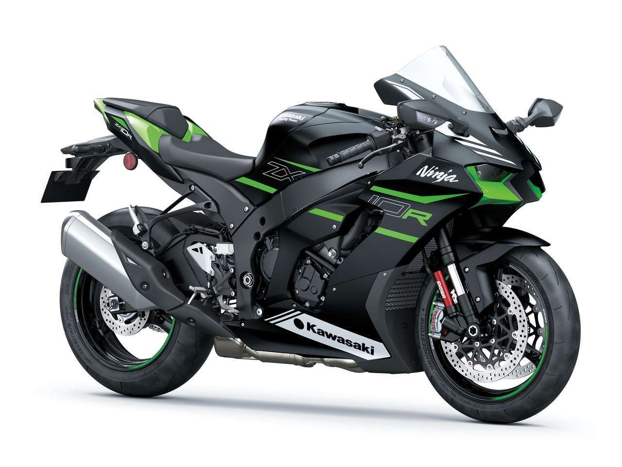 Ninja ZX-10R in Flat Ebony