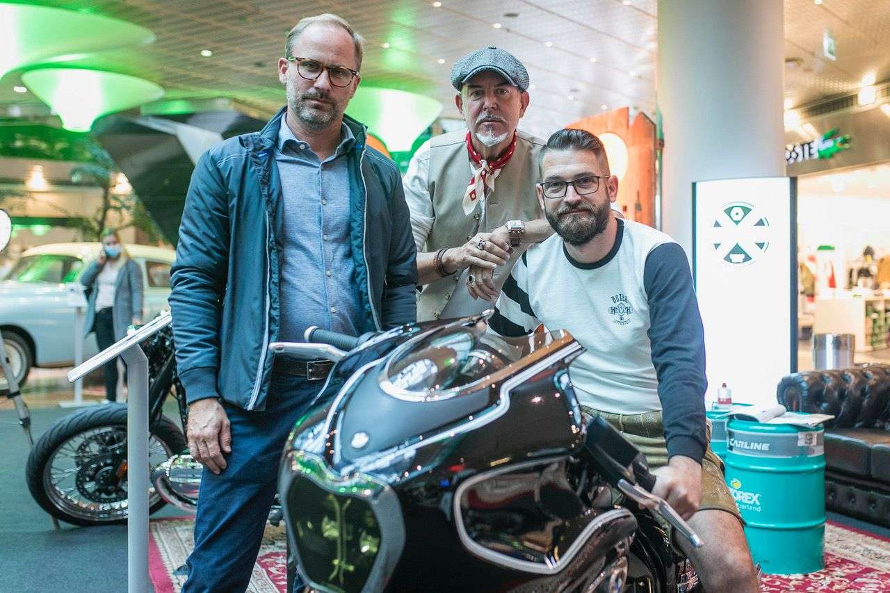 Oliver Balzer, GF BMW Motorrad Austria, Hannes Hackinger, Agentur fu?r Eventmarketing, Sigfried Seitz, BMW/Honda Frauenschuh