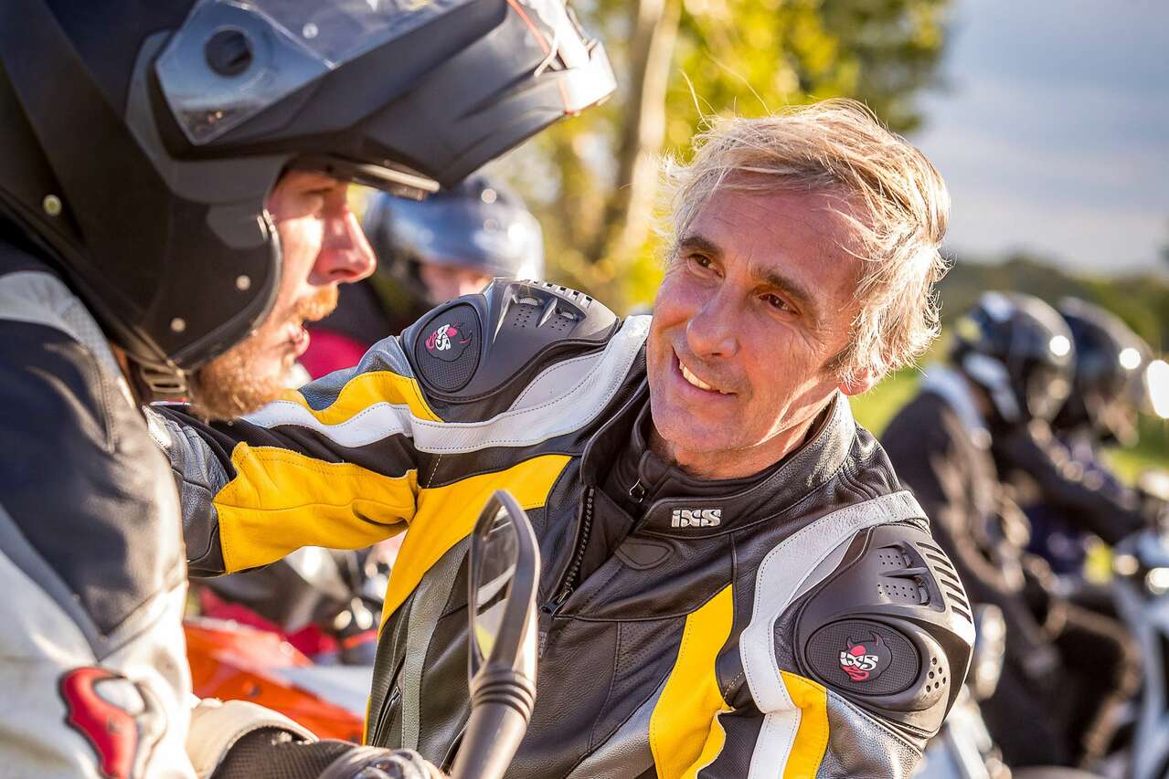 Georg Scheiblauer, Motorrad-Chefinstruktor der ÖAMTC Fahrtechnik; Foto: Christian Houdek