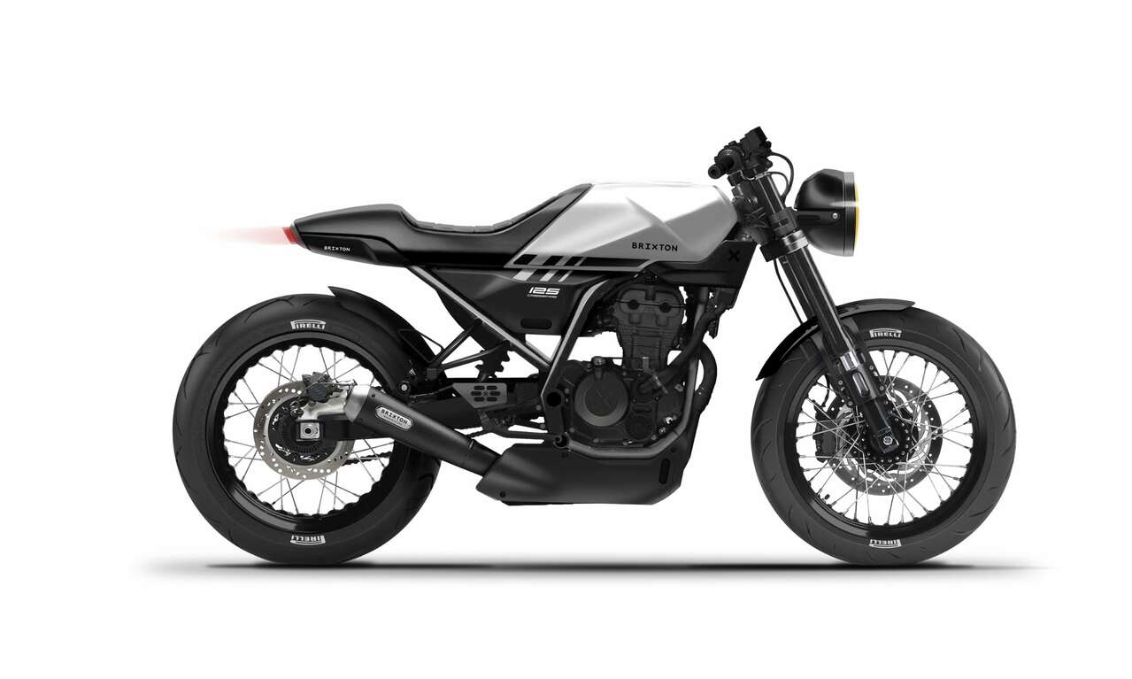 Brixton Crossfire 125 Bullet Silver