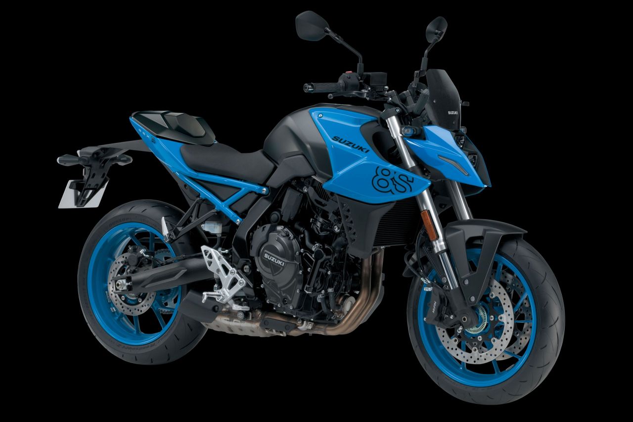 Suzuki GSX-8S mit zusätzlichem Flash-Paket.