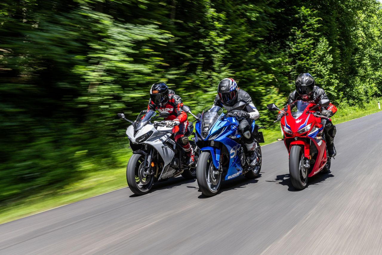 Triumph Daytona 660, Suzuki GSX-8R, Honda CBR650R Fotos: Andreas Riedmann