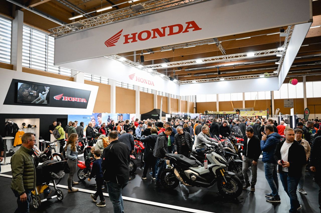 Besucherandrang auf der moto-austria in der Welser Messe